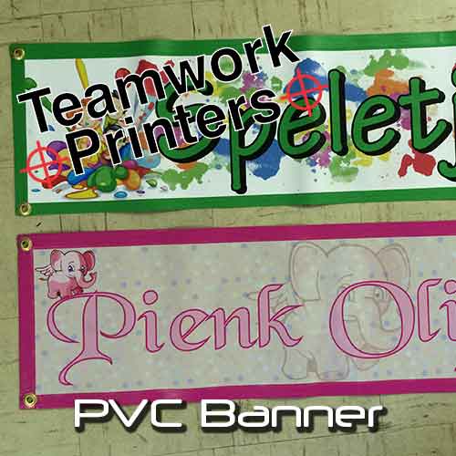 PVC Banners Teamwork Printers