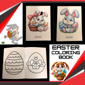 Easter A5 Coloring Book