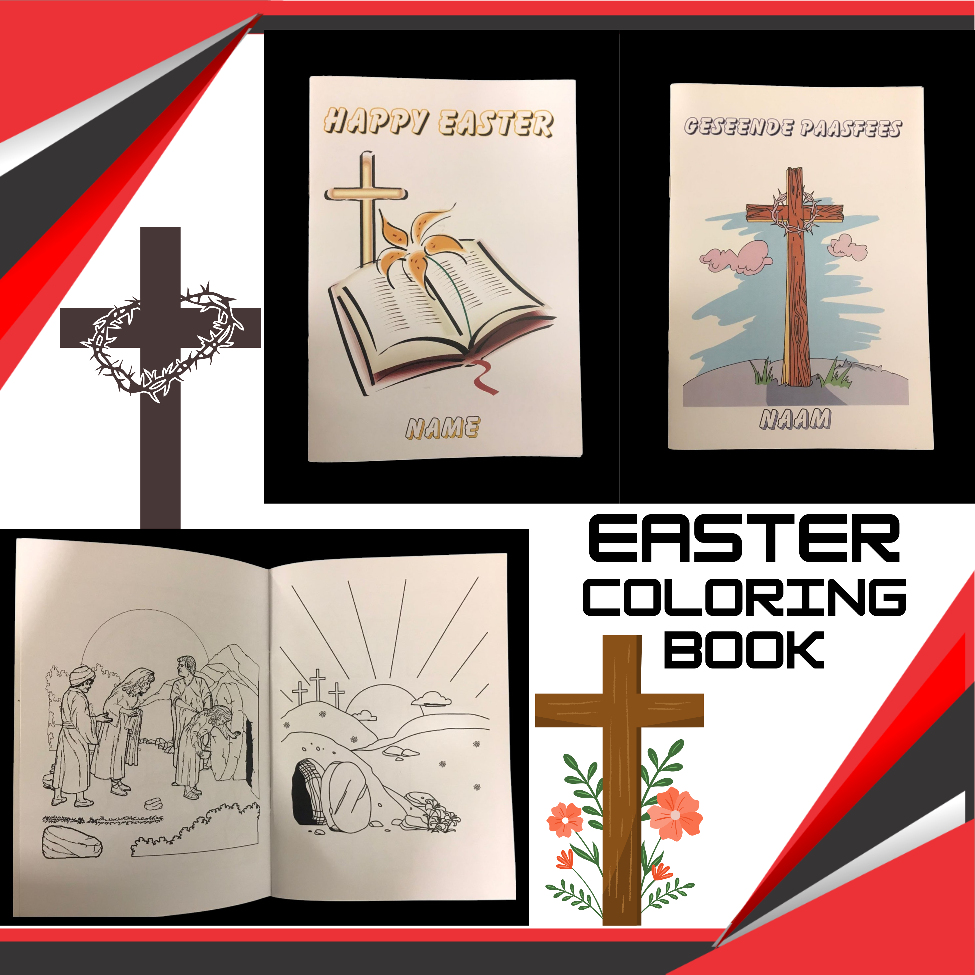 Easter A5 Coloring Book - Image 2