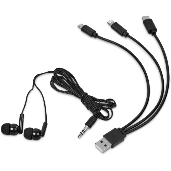 Zenia Earbuds & Tri-Cable Set - Image 6